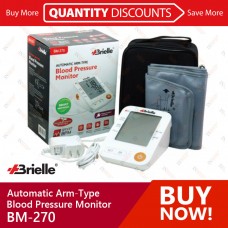 Brielle Automatic Arm-Type Blood Pressure Monitor, BM-270 [24box/case]