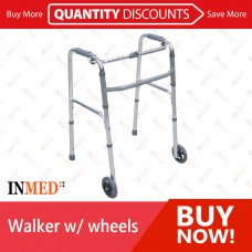 Inmed Walker with Wheels [4pack/case]