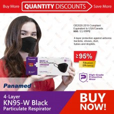 Panamed KN95-w Particulate Respirator Black [50box/case]