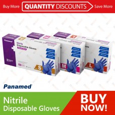 Panamed Disposable Nitrile Gloves [10box/case]